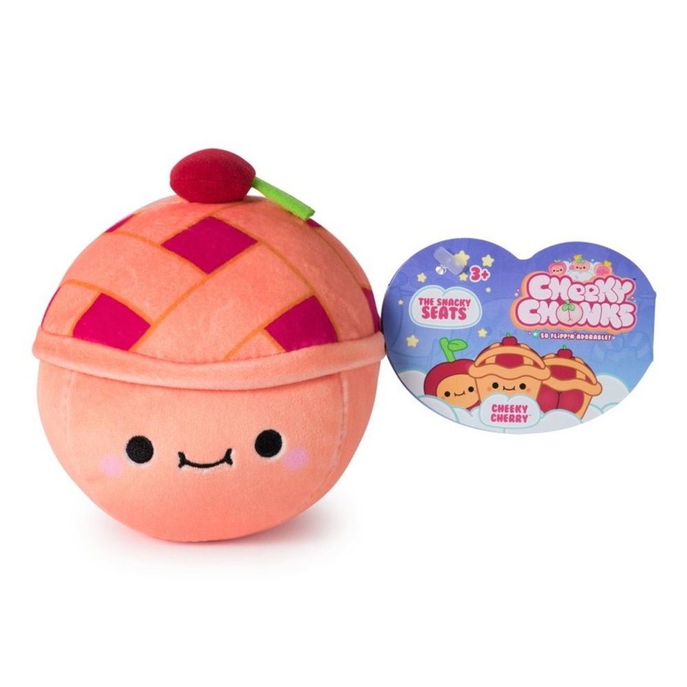 Cheeky Chonks 4.5" Cheeky Cherry
Reversible Plush